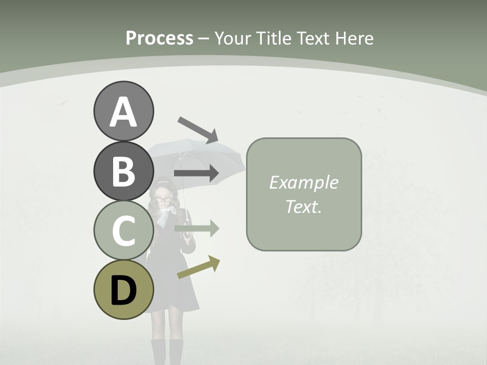 People Lady Sad PowerPoint Template