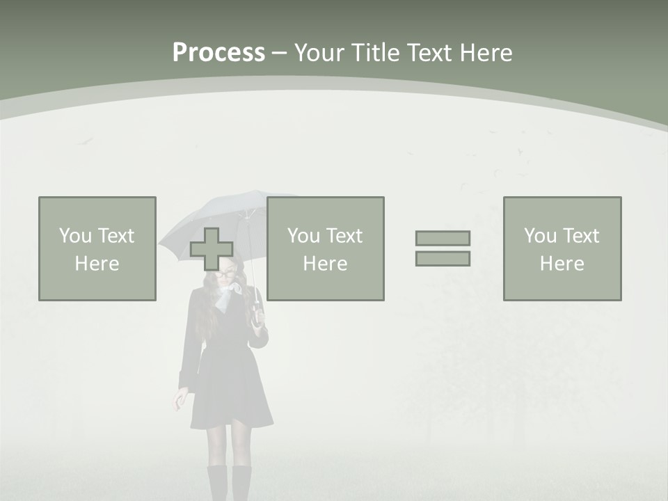 People Lady Sad PowerPoint Template