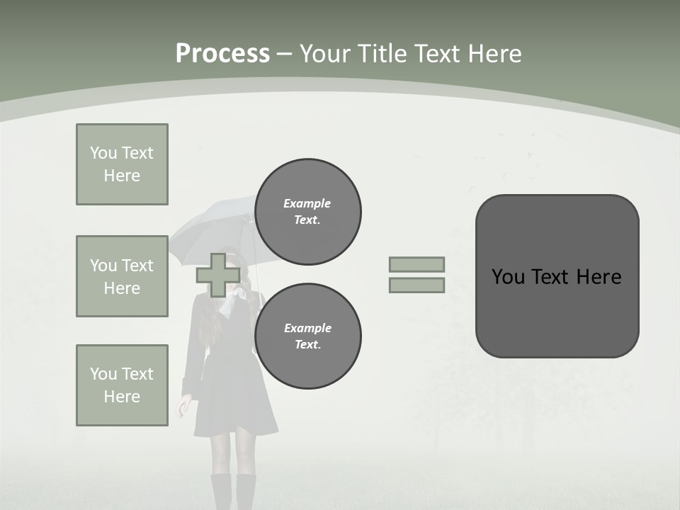 People Lady Sad PowerPoint Template
