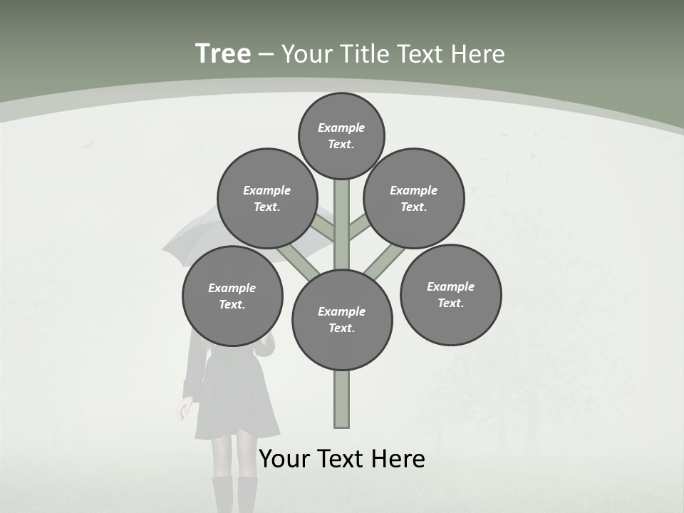 People Lady Sad PowerPoint Template