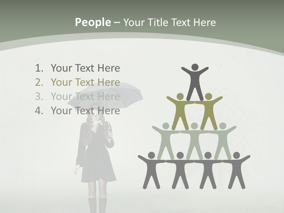 People Lady Sad PowerPoint Template