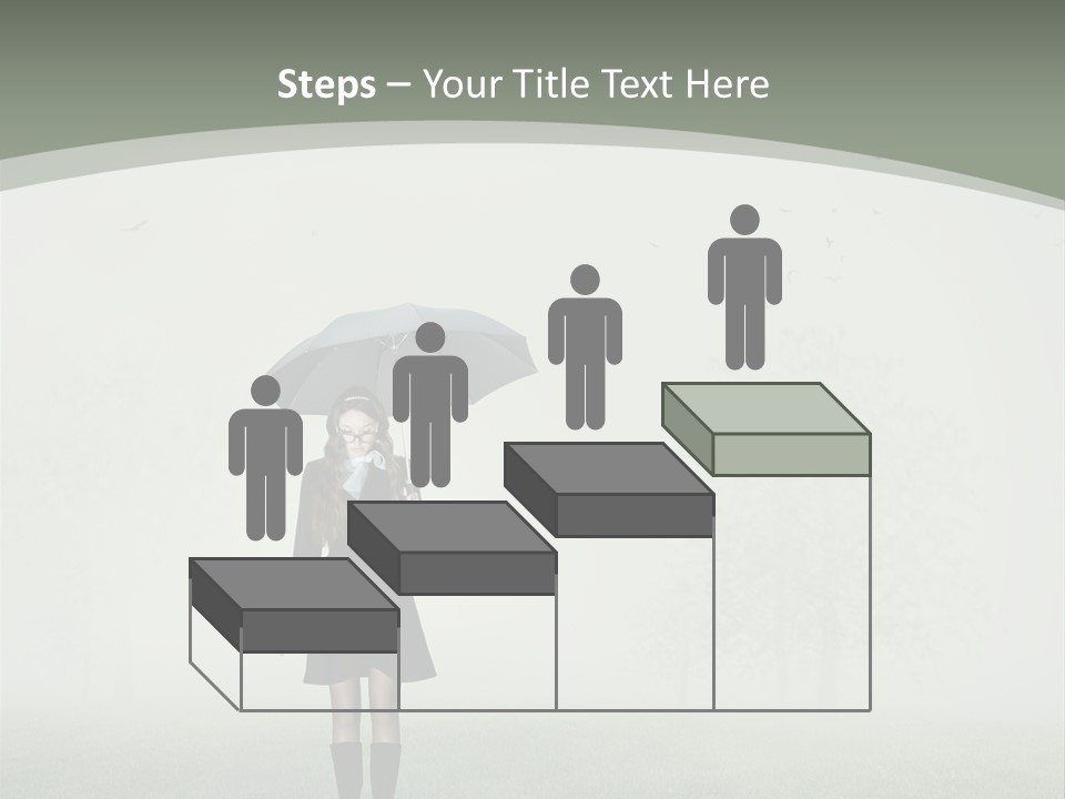 People Lady Sad PowerPoint Template