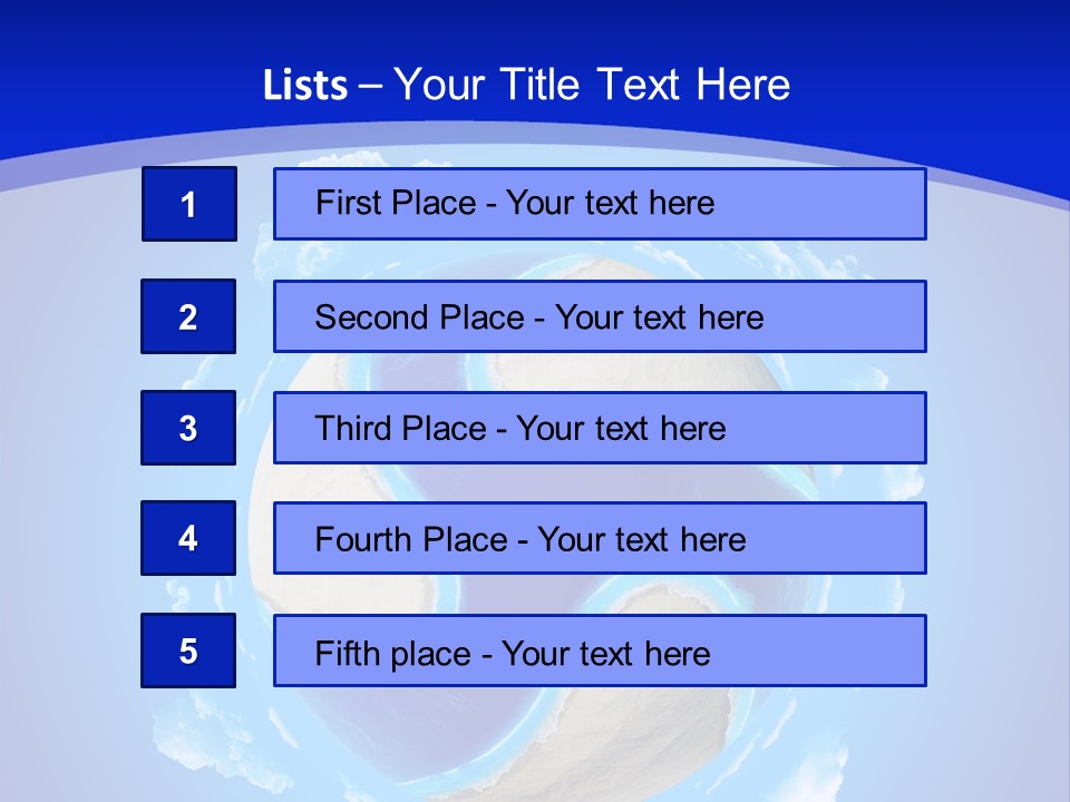 Cruise Sunny Copy PowerPoint Template