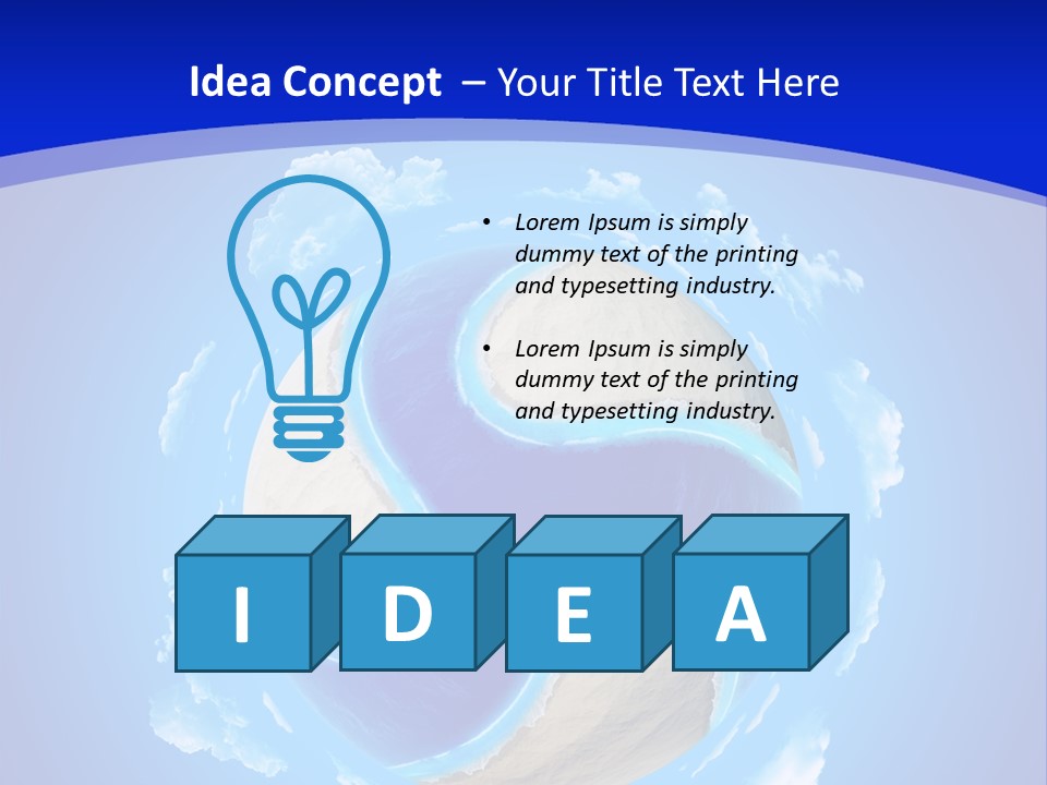 Cruise Sunny Copy PowerPoint Template