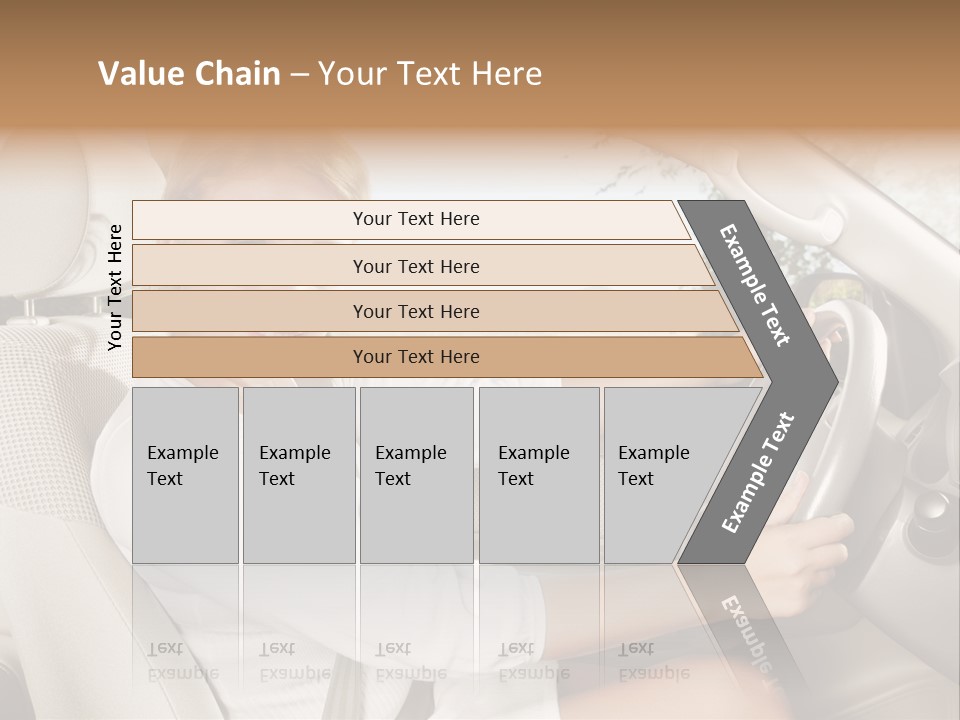 Salon Woman Wheel PowerPoint Template