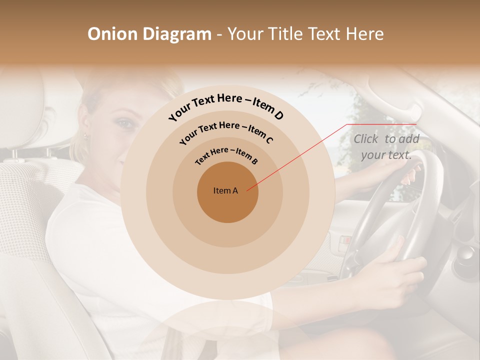 Salon Woman Wheel PowerPoint Template