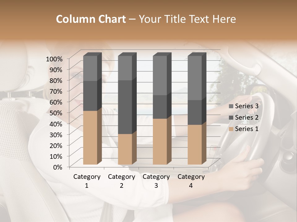 Salon Woman Wheel PowerPoint Template