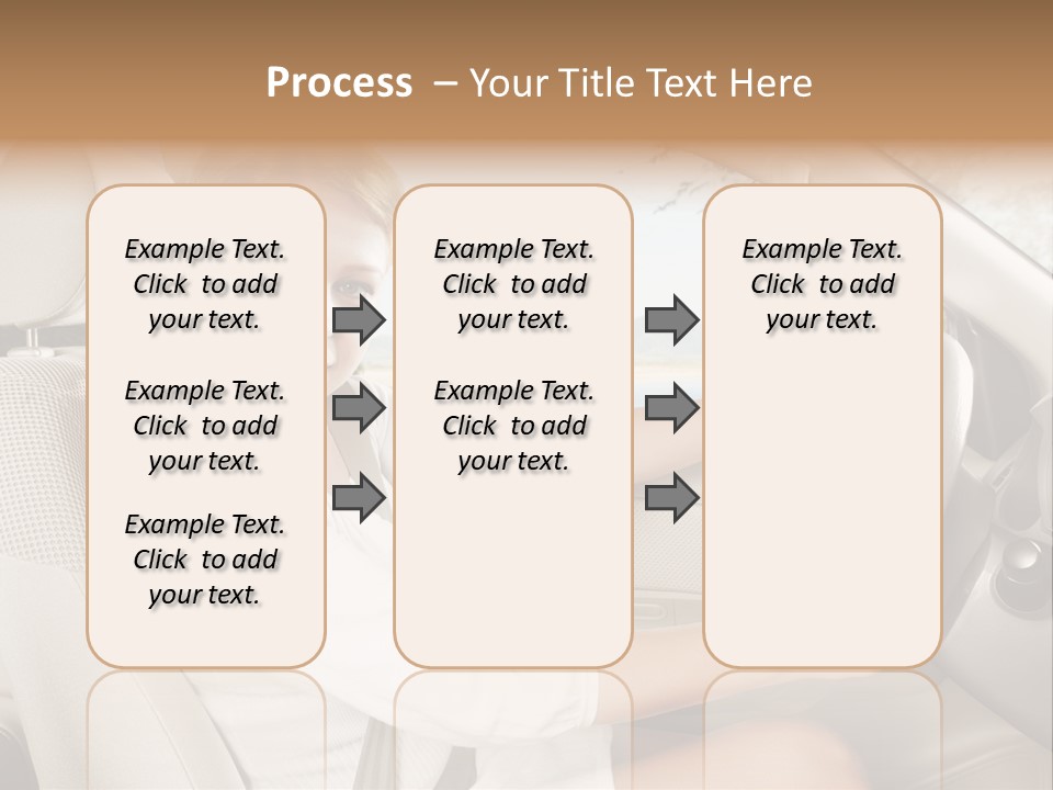 Salon Woman Wheel PowerPoint Template