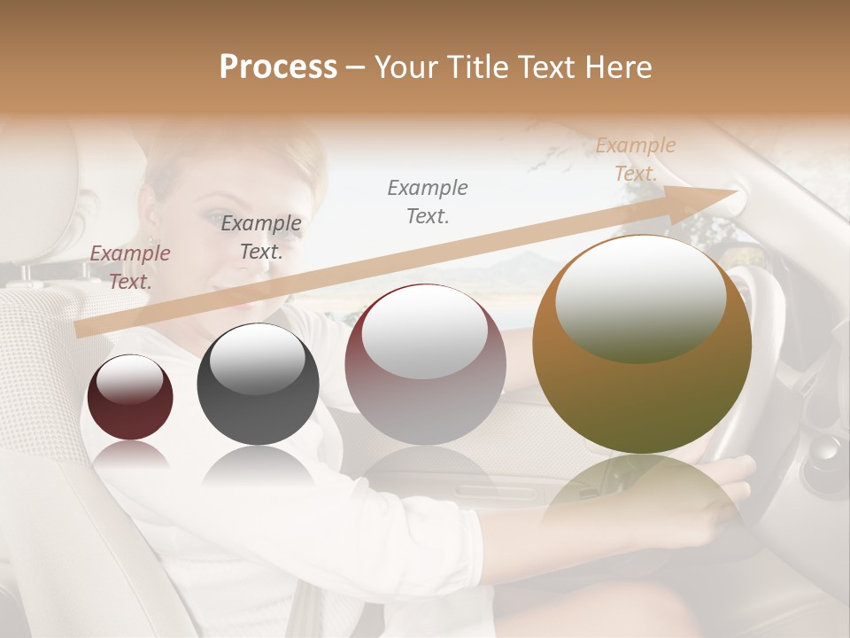 Salon Woman Wheel PowerPoint Template