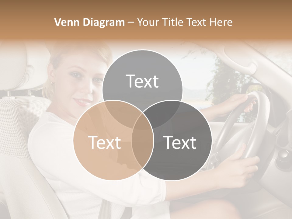 Salon Woman Wheel PowerPoint Template