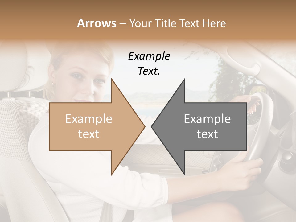 Salon Woman Wheel PowerPoint Template