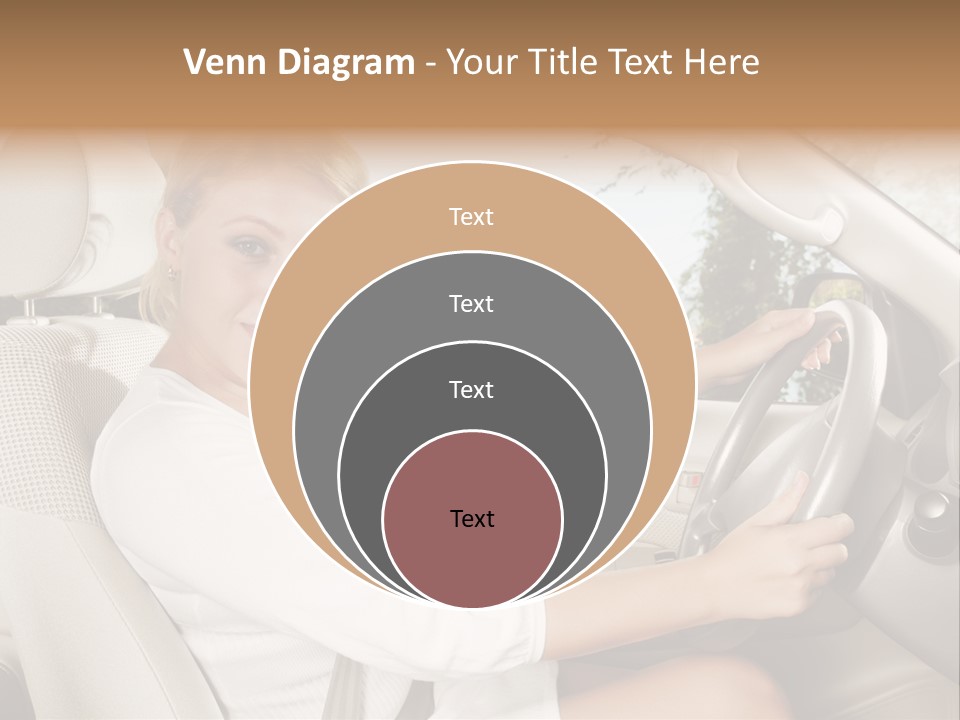 Salon Woman Wheel PowerPoint Template