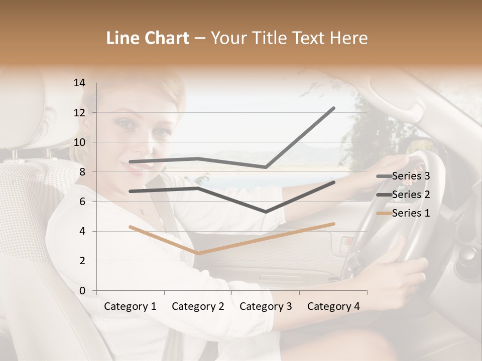 Salon Woman Wheel PowerPoint Template