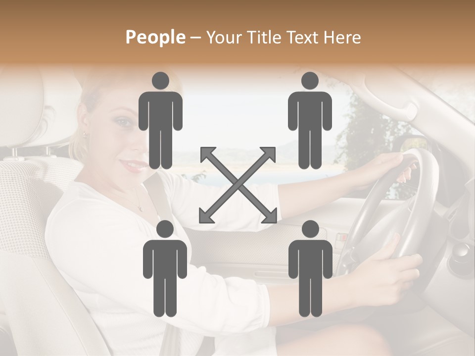 Salon Woman Wheel PowerPoint Template