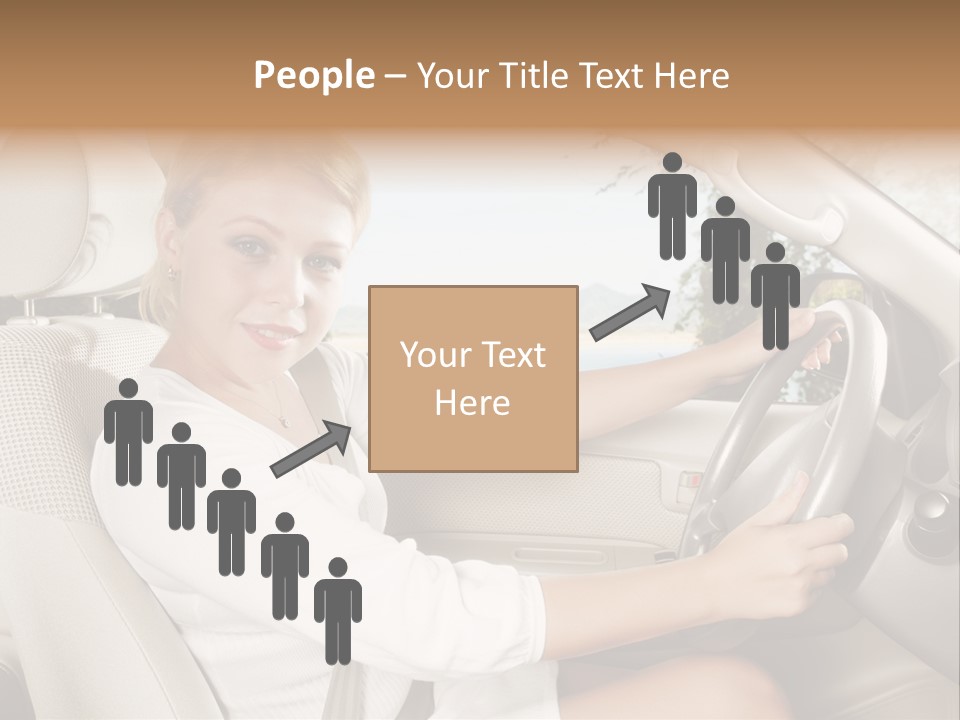 Salon Woman Wheel PowerPoint Template