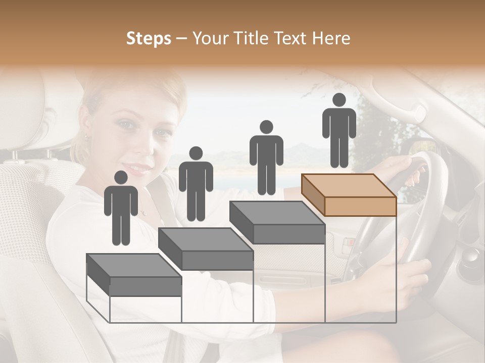 Salon Woman Wheel PowerPoint Template