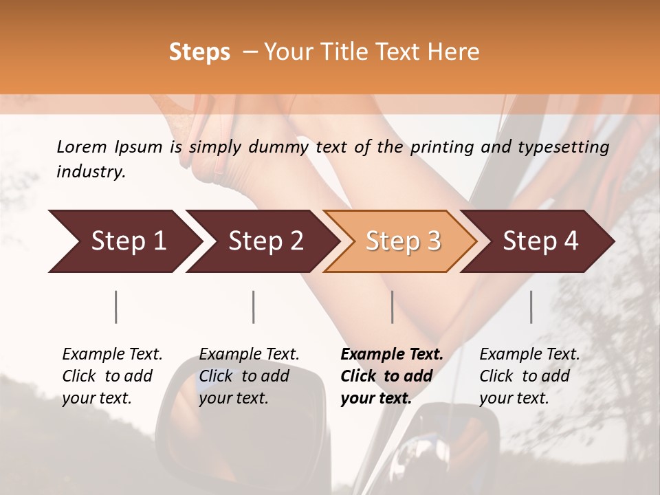 Driver Journey Belt PowerPoint Template