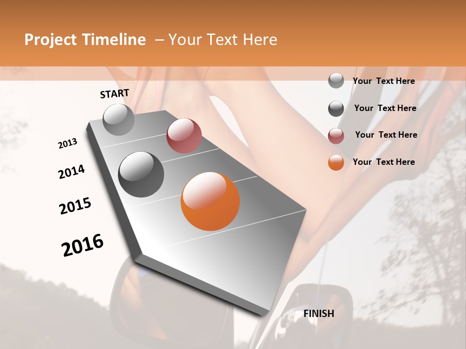 Driver Journey Belt PowerPoint Template