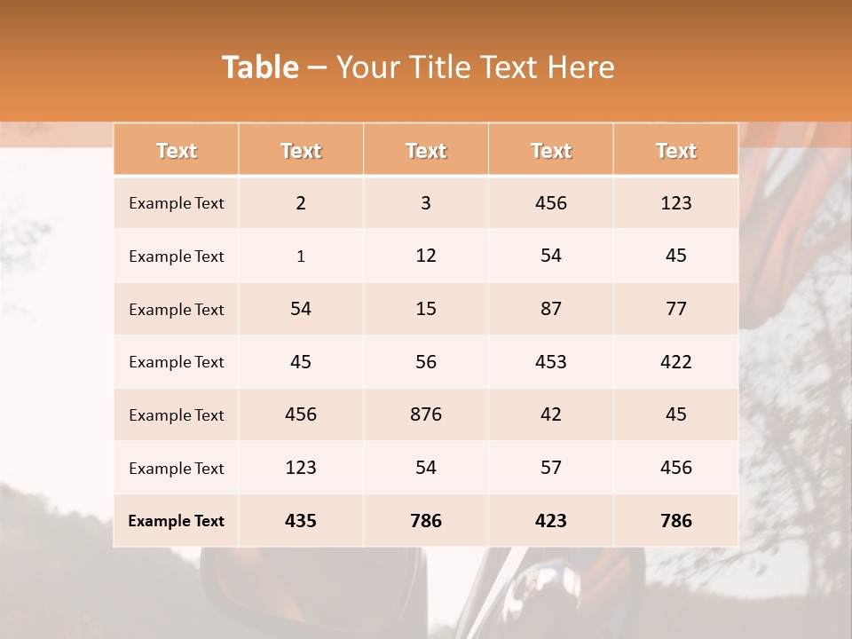 Driver Journey Belt PowerPoint Template