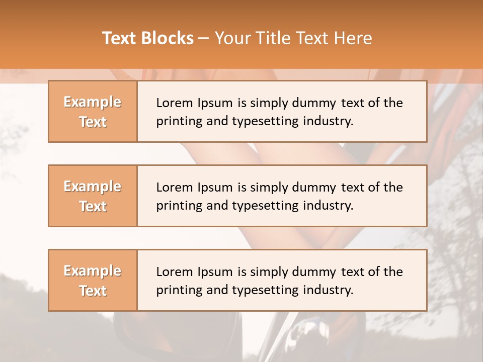 Driver Journey Belt PowerPoint Template