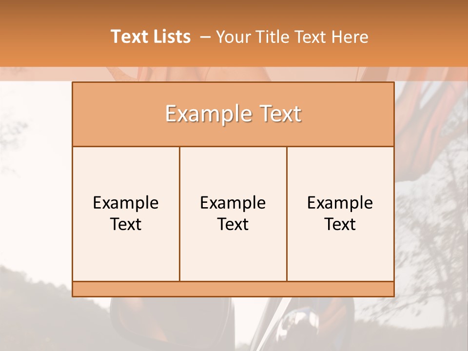 Driver Journey Belt PowerPoint Template