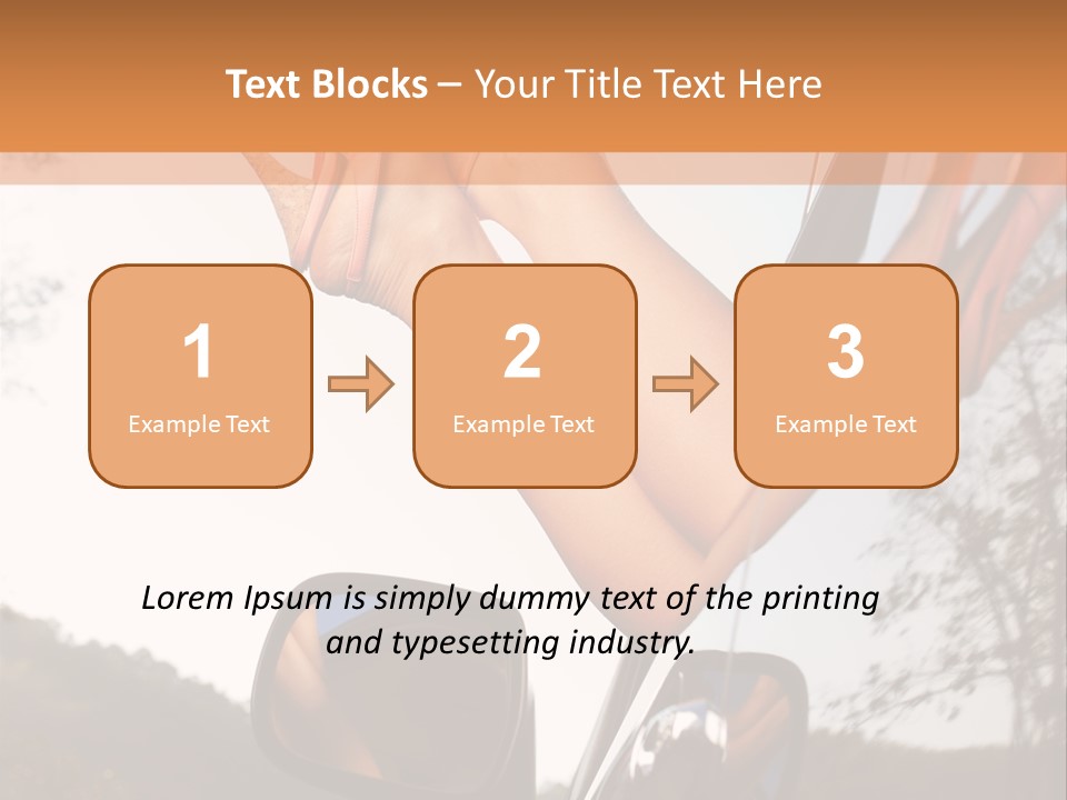 Driver Journey Belt PowerPoint Template