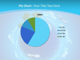 Turquoise Cruise Waves PowerPoint Template