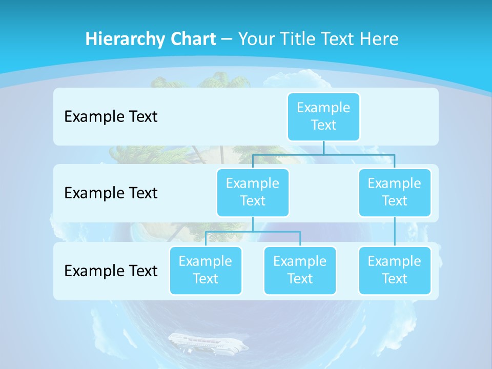 Turquoise Cruise Waves PowerPoint Template