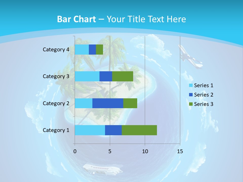 Turquoise Cruise Waves PowerPoint Template