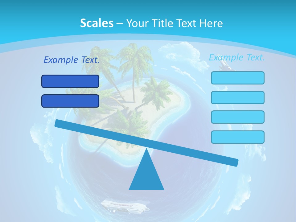 Turquoise Cruise Waves PowerPoint Template