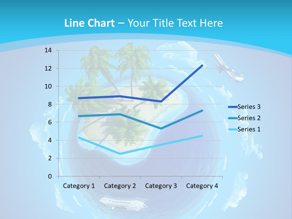 Turquoise Cruise Waves PowerPoint Template