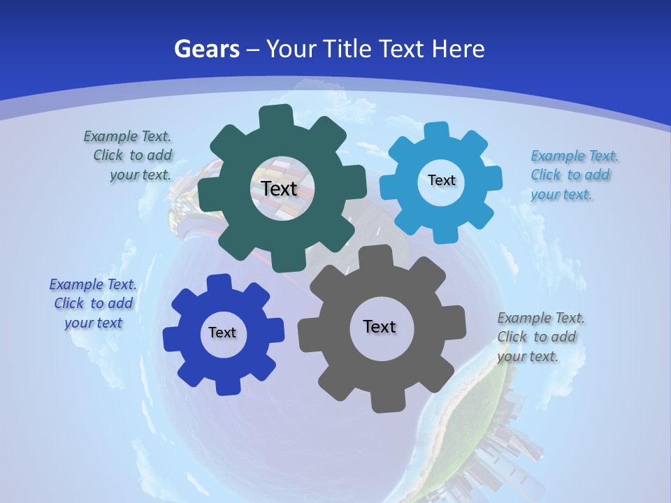 Expedition Sky Carrier PowerPoint Template