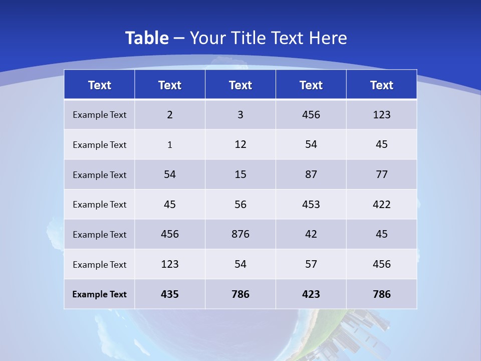 Expedition Sky Carrier PowerPoint Template
