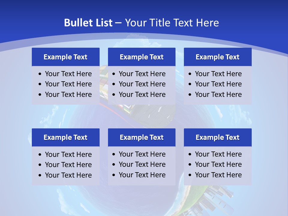 Expedition Sky Carrier PowerPoint Template