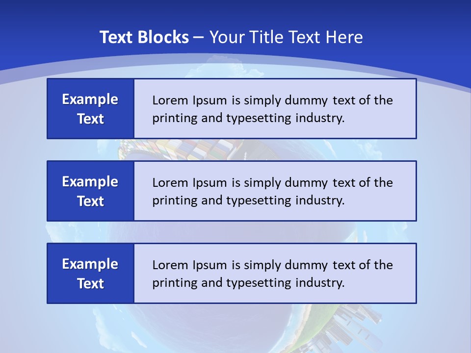 Expedition Sky Carrier PowerPoint Template
