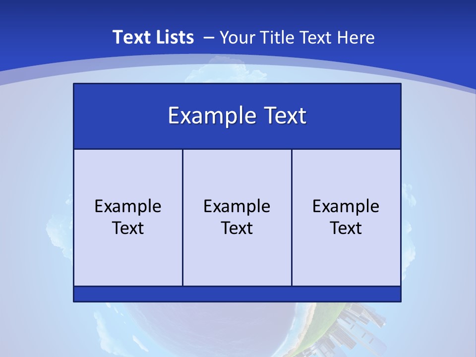 Expedition Sky Carrier PowerPoint Template