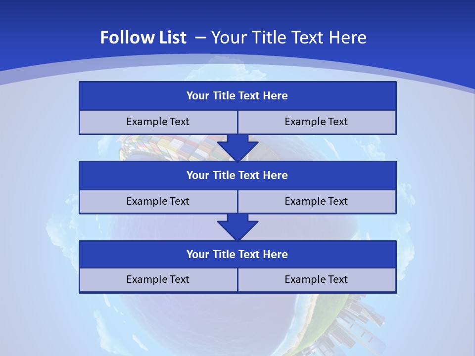 Expedition Sky Carrier PowerPoint Template