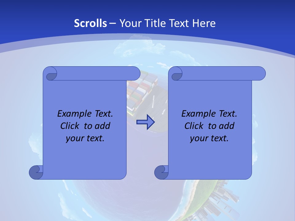 Expedition Sky Carrier PowerPoint Template