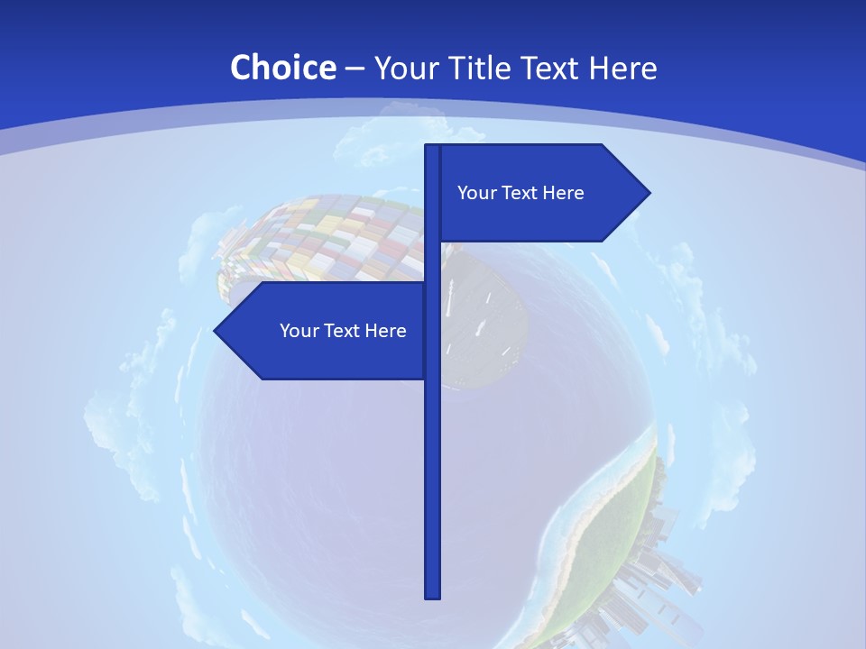 Expedition Sky Carrier PowerPoint Template