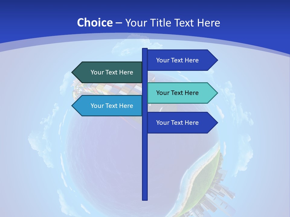 Expedition Sky Carrier PowerPoint Template