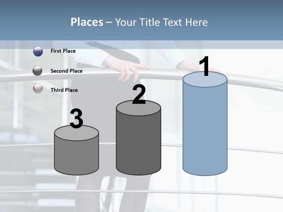 Brunette Professional White PowerPoint Template