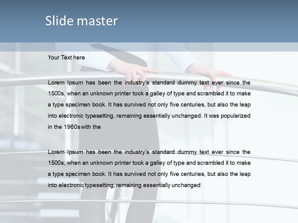 Brunette Professional White PowerPoint Template