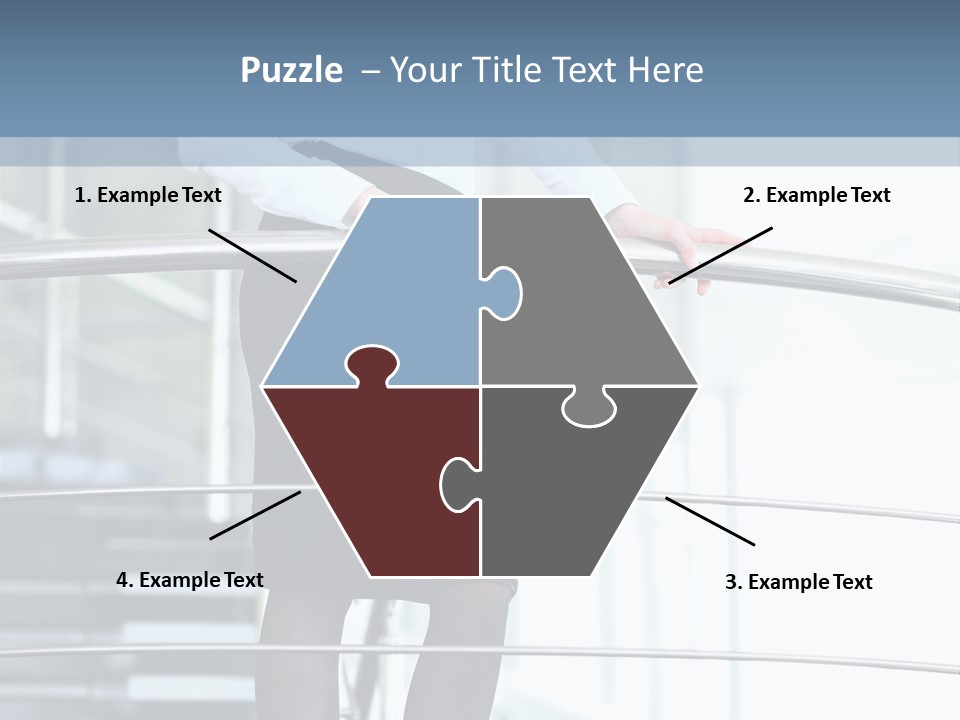 Brunette Professional White PowerPoint Template