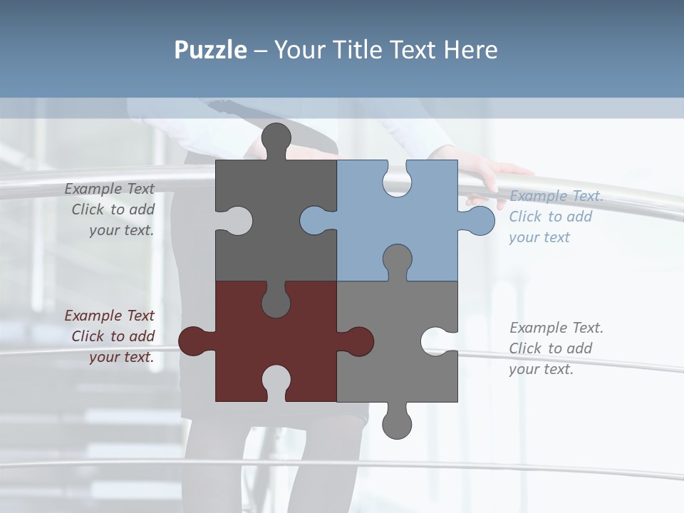 Brunette Professional White PowerPoint Template