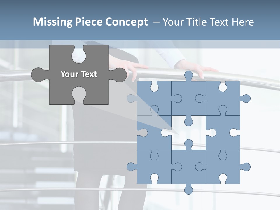 Brunette Professional White PowerPoint Template