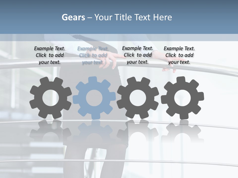 Brunette Professional White PowerPoint Template