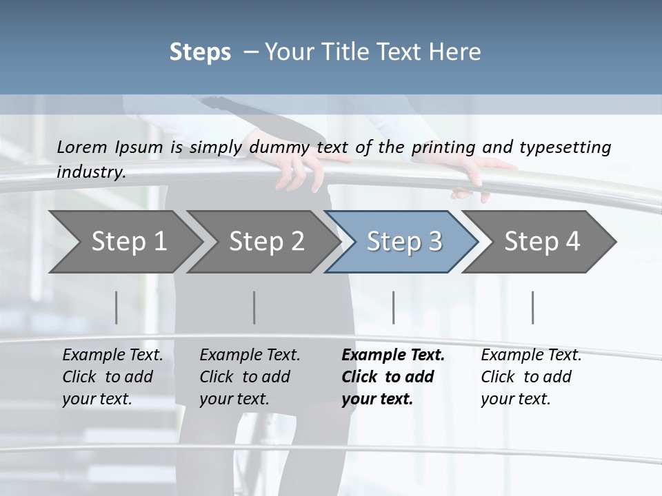 Brunette Professional White PowerPoint Template