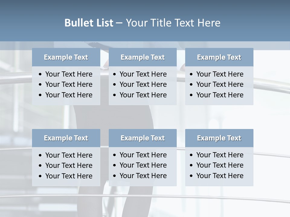 Brunette Professional White PowerPoint Template