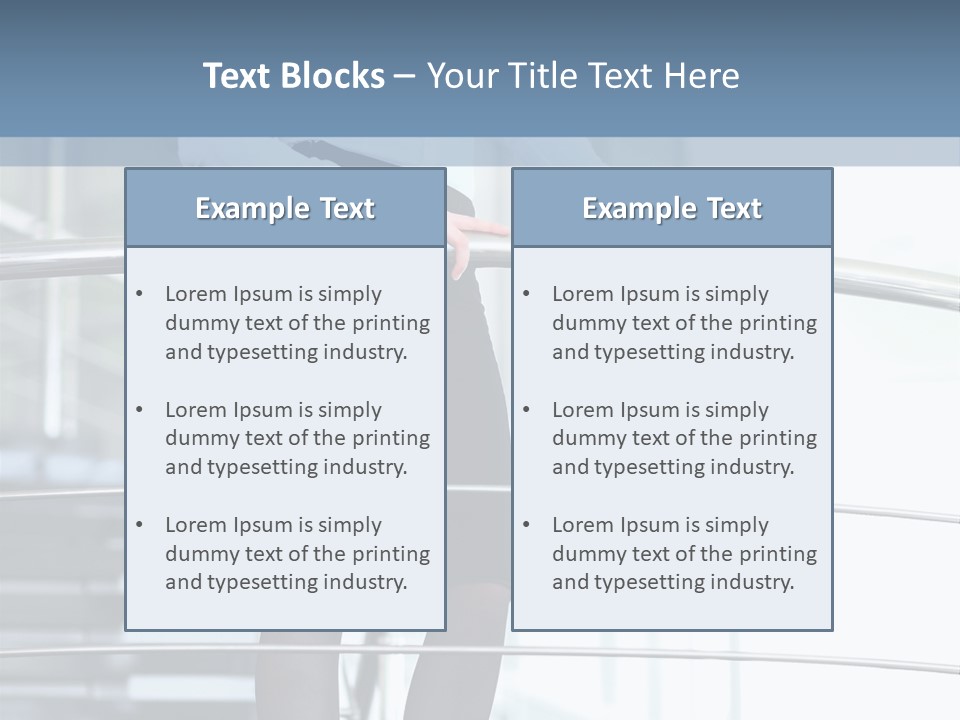 Brunette Professional White PowerPoint Template