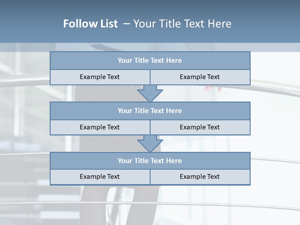Brunette Professional White PowerPoint Template